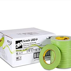 3M® Scotch® Cinta-Enmascarar 233+ de 12mm x 55m
