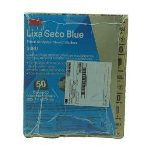 Lija Abrasiva Blue 3M™ 338U, 225 x 275 mm, Grano 180+