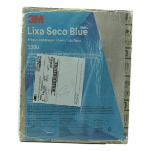 Lija Abrasiva Blue 3M™ 338U, 225 x 275 mm, Grano 80+