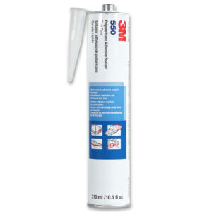 3M™ Sellador Adhesivo de Poliuretano 550FC de Secado Rápido, Gris, Cartucho de 310 mL