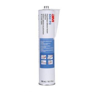 3M™ Sellador Adhesivo de Poliuretano 550FC de Secado Rápido, Gris, Cartucho de 300 mL