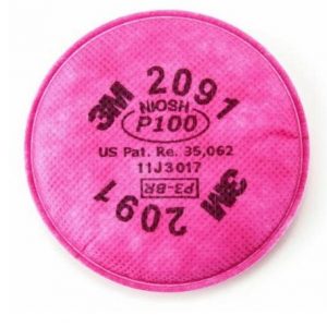 3M™Filtro para Partículas P100 No. 2091 par