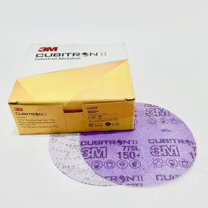 3M™ Cubitron™ II Hookit™ Disco Clean Sanding con Respaldo de Plástico 775L No. 150 de 6"