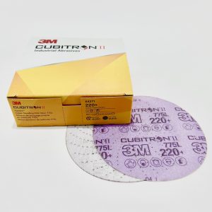 3M™ Cubitron™ II Hookit™ Disco Clean Sanding con Respaldo de Plástico 775L No. 220 de 6"