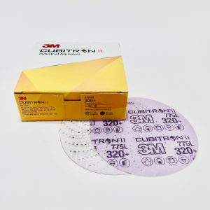 3M™ Cubitron™ II Hookit™ Disco Clean Sanding con Respaldo de Plástico 775L No. 320 de 6"