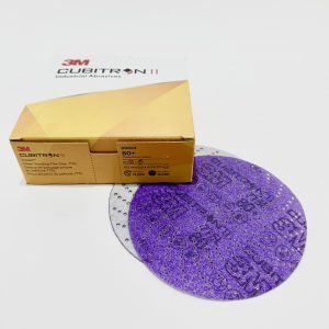 3M™ Cubitron™ II Hookit™ Disco Clean Sanding con Respaldo de Plástico 775L No. 80 de 6"