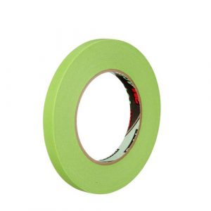 3M™ 401+ Cinta de Enmascarar Verde de Alto Desempeño de 18 mm x 55 m