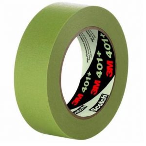 3M™ 401+ Cinta de Enmascarar Verde de Alto Desempeño de 48 mm x 55 m