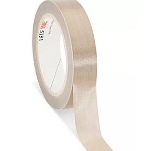 3M™ Cinta de Fibra de Vidrio PTFE 5151, Uso General, 1 in x 36 yd