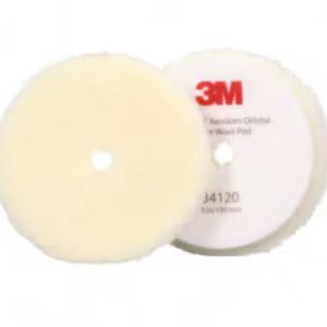 3M™ Perfect-It™ Mopa De Lana Para Compuesto Pulidor Gruesa Blanca, 5 in, 2 por bolsa, No. 34120