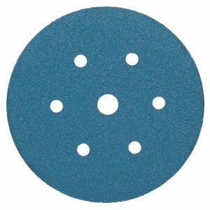 3M® Hookit™ Disco Abrasivo Blue No. 36520, 6 IN, Grano 40, Multi-Hole